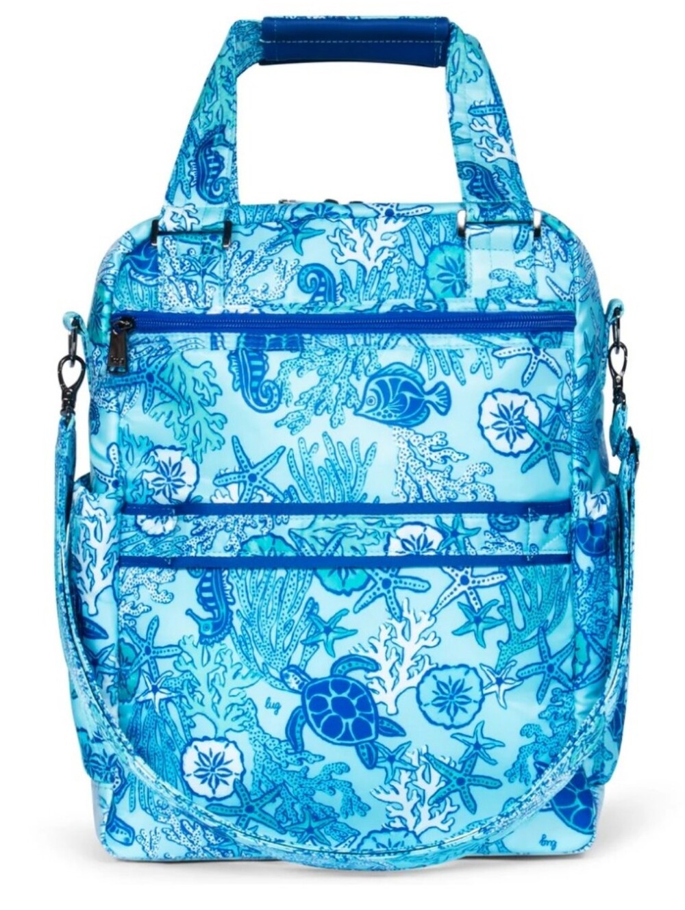 NWT Lug Ranger XL Overnight Bag With Built-in Wallet, In Sealife Blue - Picture 8 of 11